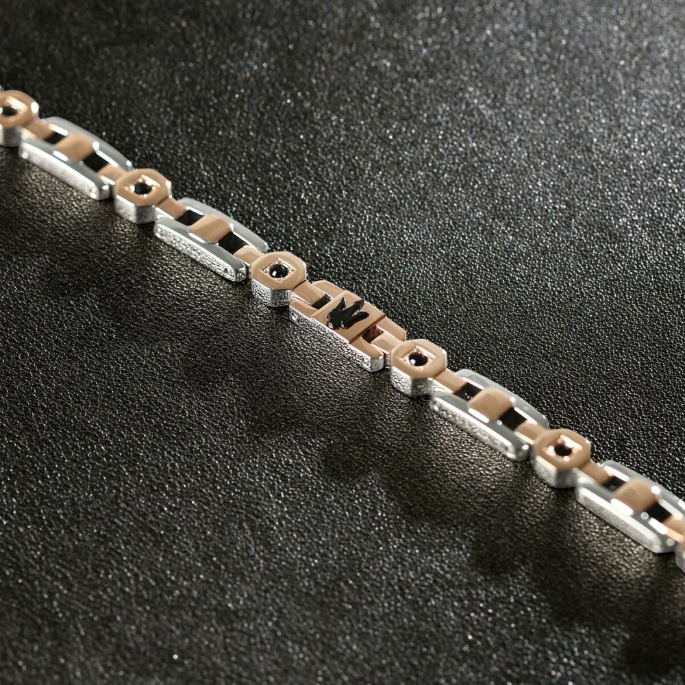 Men's Bracelet Maserati Stainless steel 21,5 cm Silver