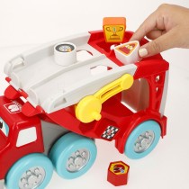 Camion porte-véhicules et Voitures 8 Pièces (2 Unités)