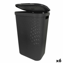 Panier à linge Curver INFINITY Gris Plastique 60 L 44 x 60 x 35 cm (6 Unités)