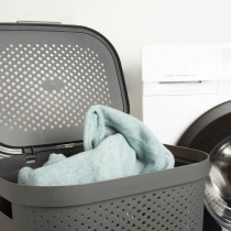 Panier à linge Curver INFINITY Gris Plastique 60 L 44 x 60 x 35 cm (6 Unités)