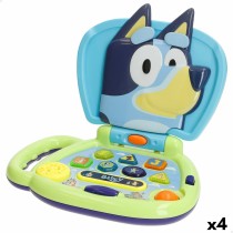 Spielzeug-Computer Bluey Englisch 20 x 17 x 14 cm (4 Stück)