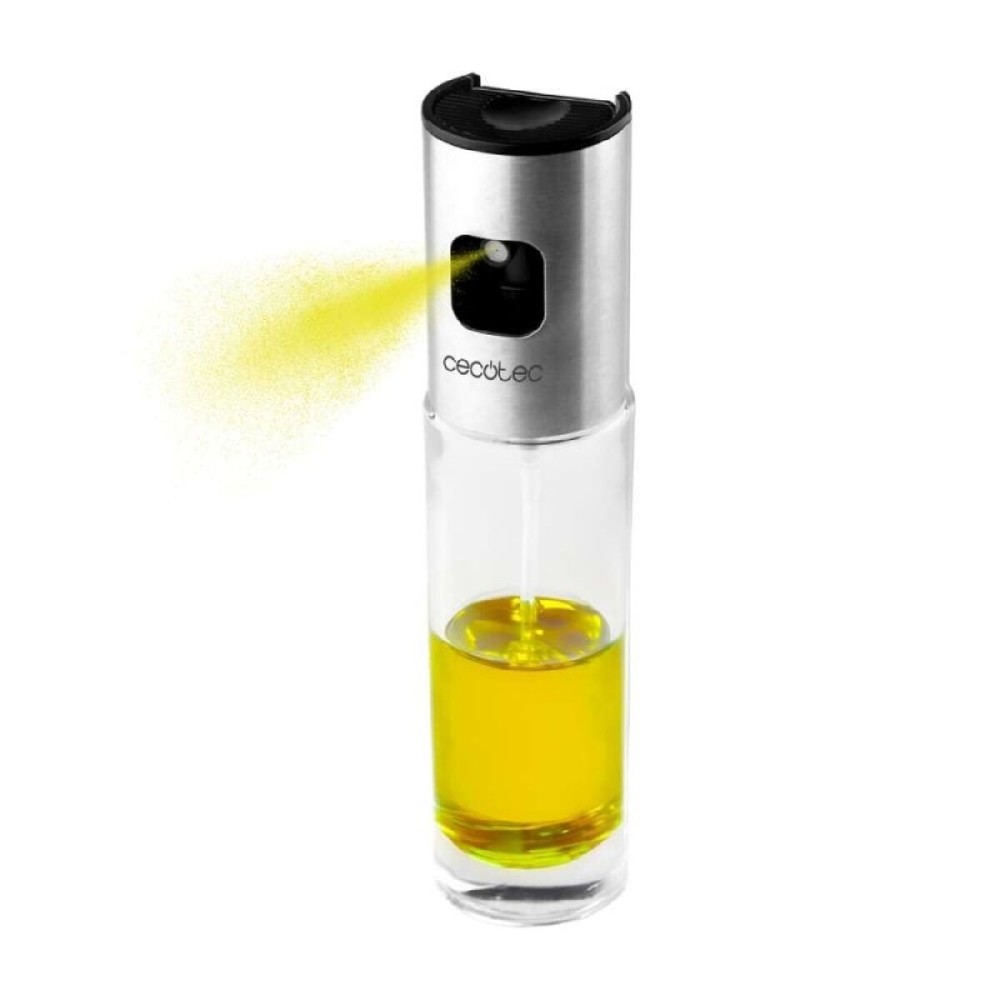Huilier Cecotec Polka OilSpray 1000 18 x 4 cm Transparent Acier verre Acier inoxydable Lisse 100 ml