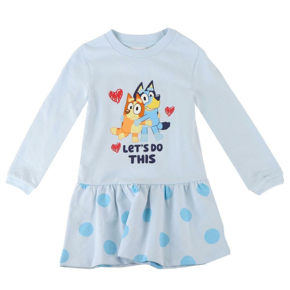 Robe Bluey Bleu clair