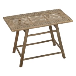 Table d'appoint Naturel Bambou 60 x 32 x 41 cm 42 x 21,5 x 32 cm 2 Pièces (2 Unités)