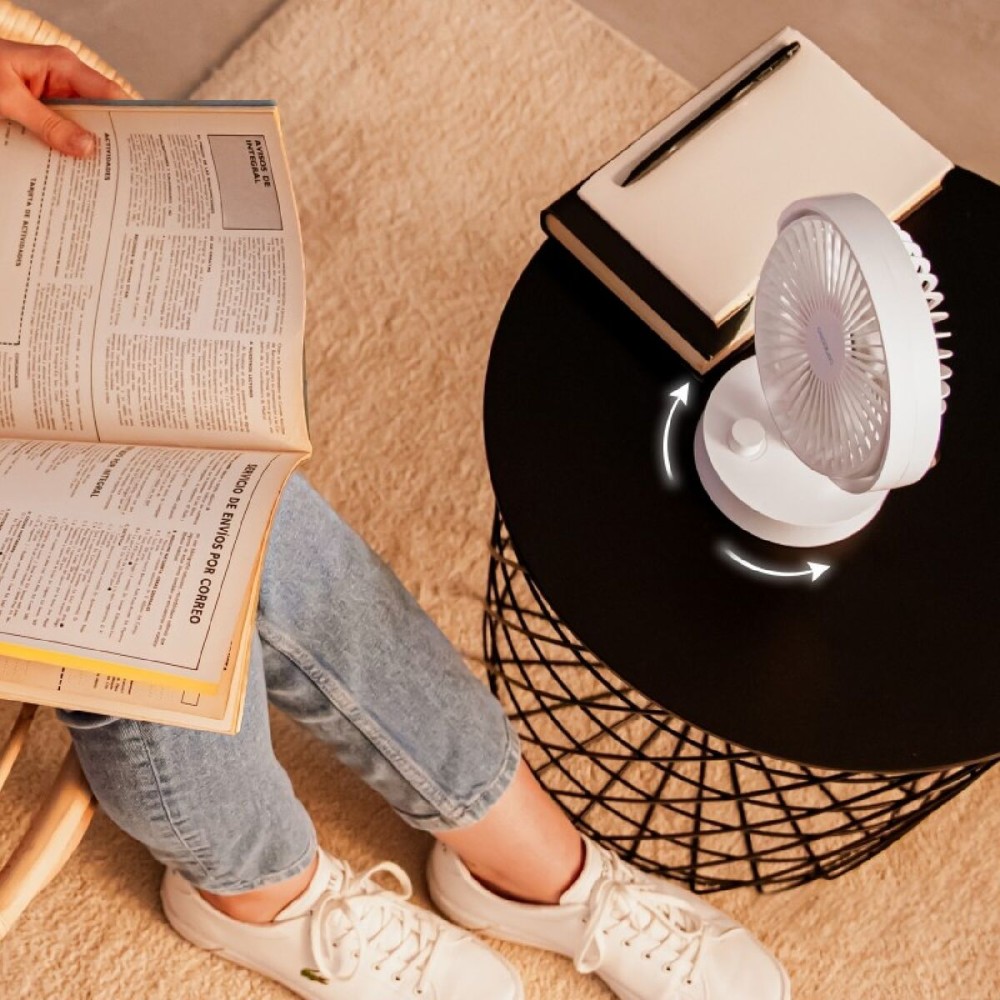 Mini Portable Fan Cecotec EnergySilence 2000 White 4 W