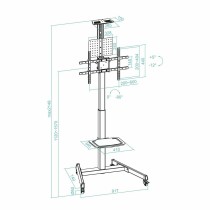 Kopfhörer TooQ FS1184M-B 70" 80 kg