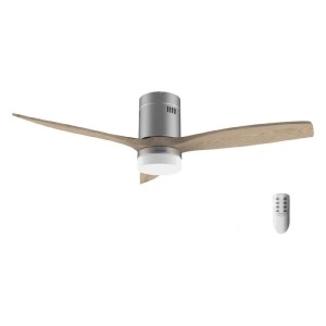 Deckenventilator mit Lampe Cecotec EnergySilence Aero 5600 Classic Steel 40 W Silberfarben