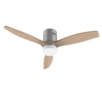 Deckenventilator mit Lampe Cecotec EnergySilence Aero 5600 Classic Steel 40 W Silberfarben