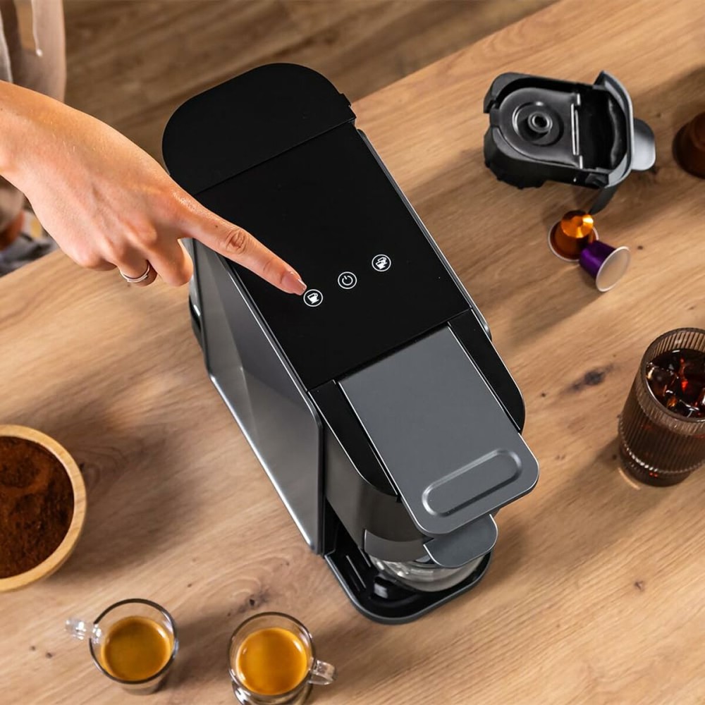 Capsule Coffee Machine Cecotec FreeStyle Compact Dark 1350 W 700 ml Black 19 bar