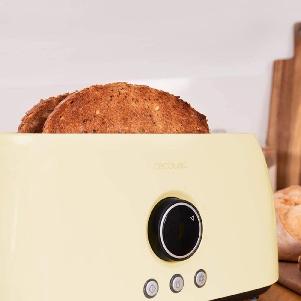 Toaster Cecotec ClassicToast 15000 Yellow Extra Double Gelb 1500 W 1250 W
