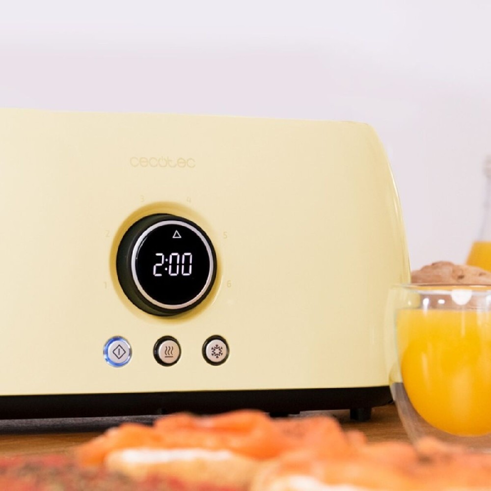 Toaster Cecotec ClassicToast 15000 Yellow Extra Double Gelb 1500 W 1250 W