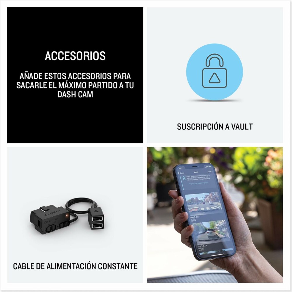 Caméra de Sport pour Voiture GARMIN 010-02859-10 1 Pièce
