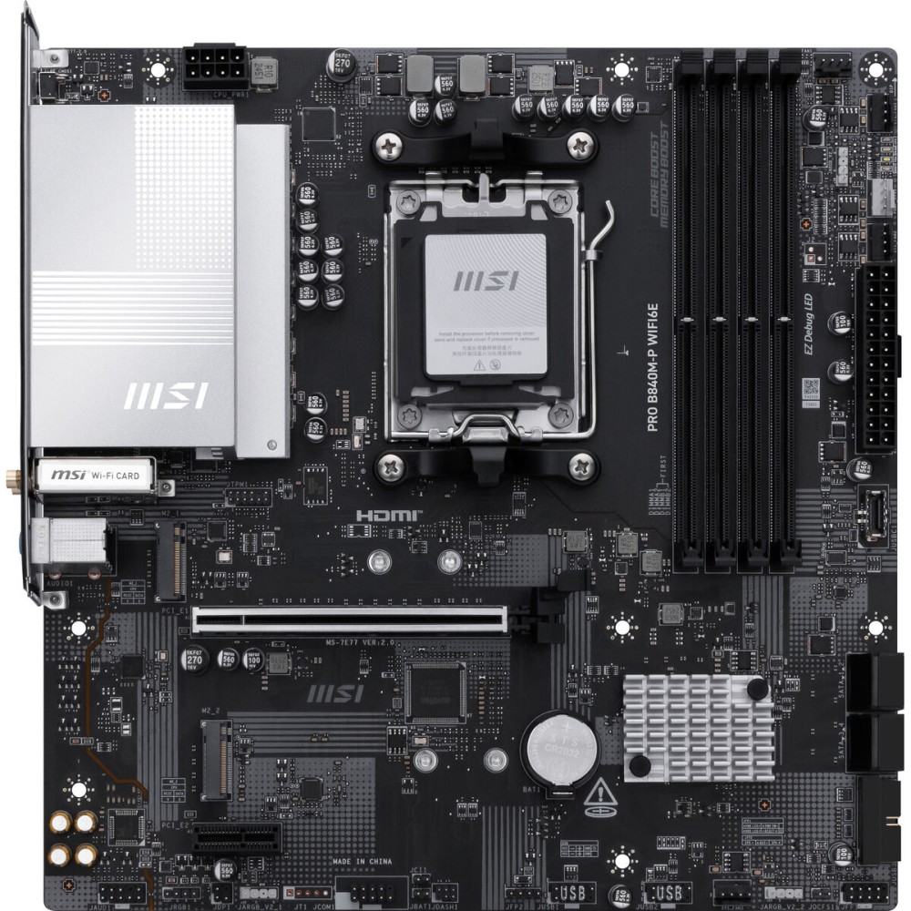 Carte Mère MSI PRO B840M-P WIFI6E AMD AM5 AMD