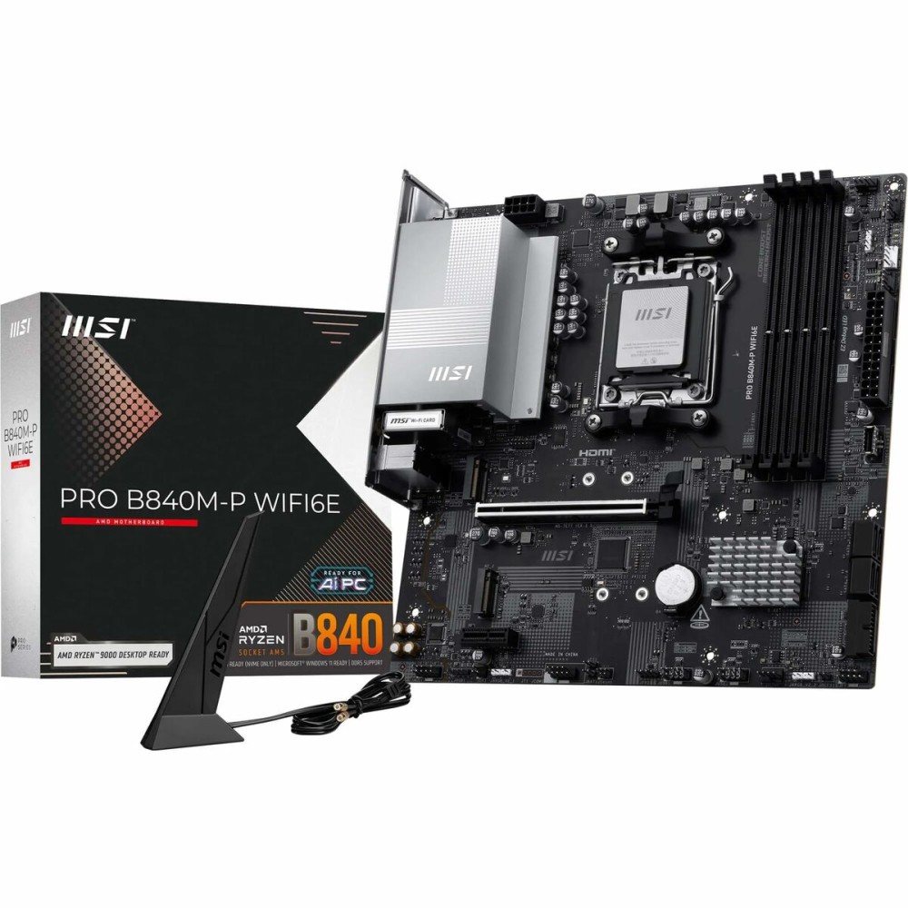 Motherboard MSI PRO B840M-P WIFI6E AMD AM5 AMD