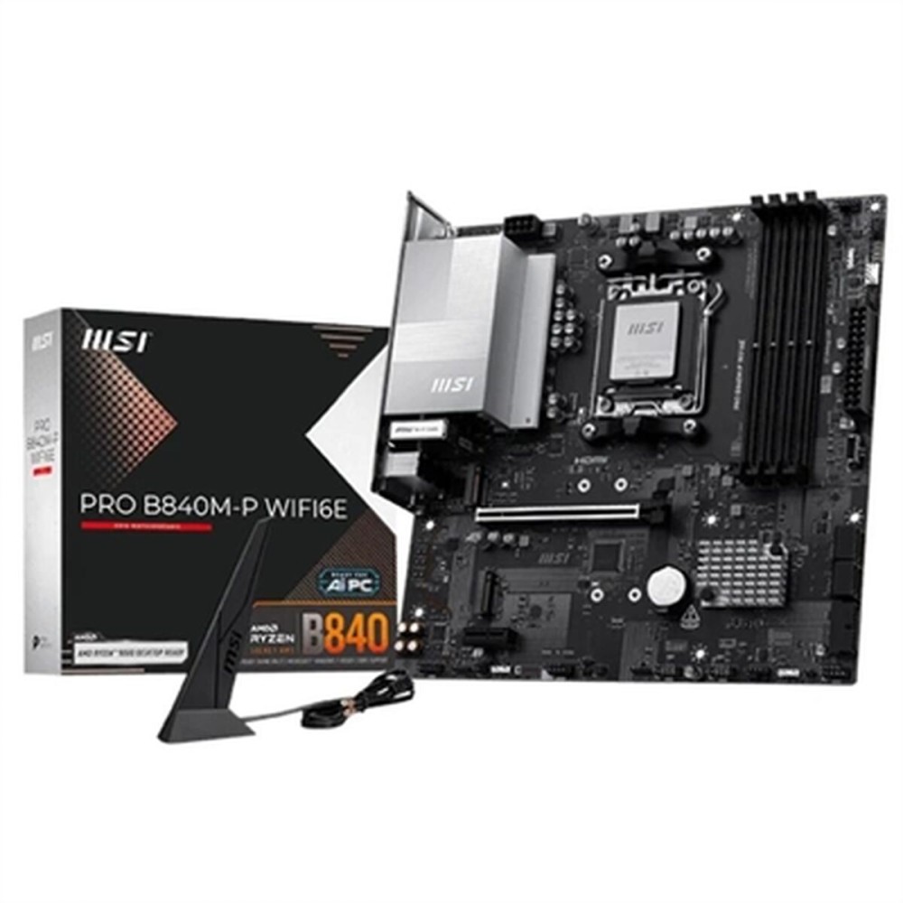 Motherboard MSI PRO B840M-P WIFI6E AMD AM5 AMD