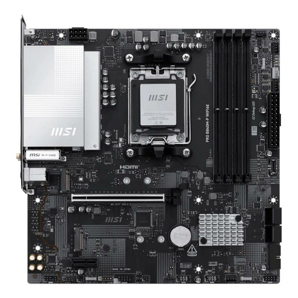 Motherboard MSI PRO B840M-P WIFI6E AMD AM5 AMD