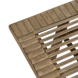 Side table Natural Bamboo 60 x 32 x 41 cm 42 x 21,5 x 32 cm 2 Pieces (2 Units)