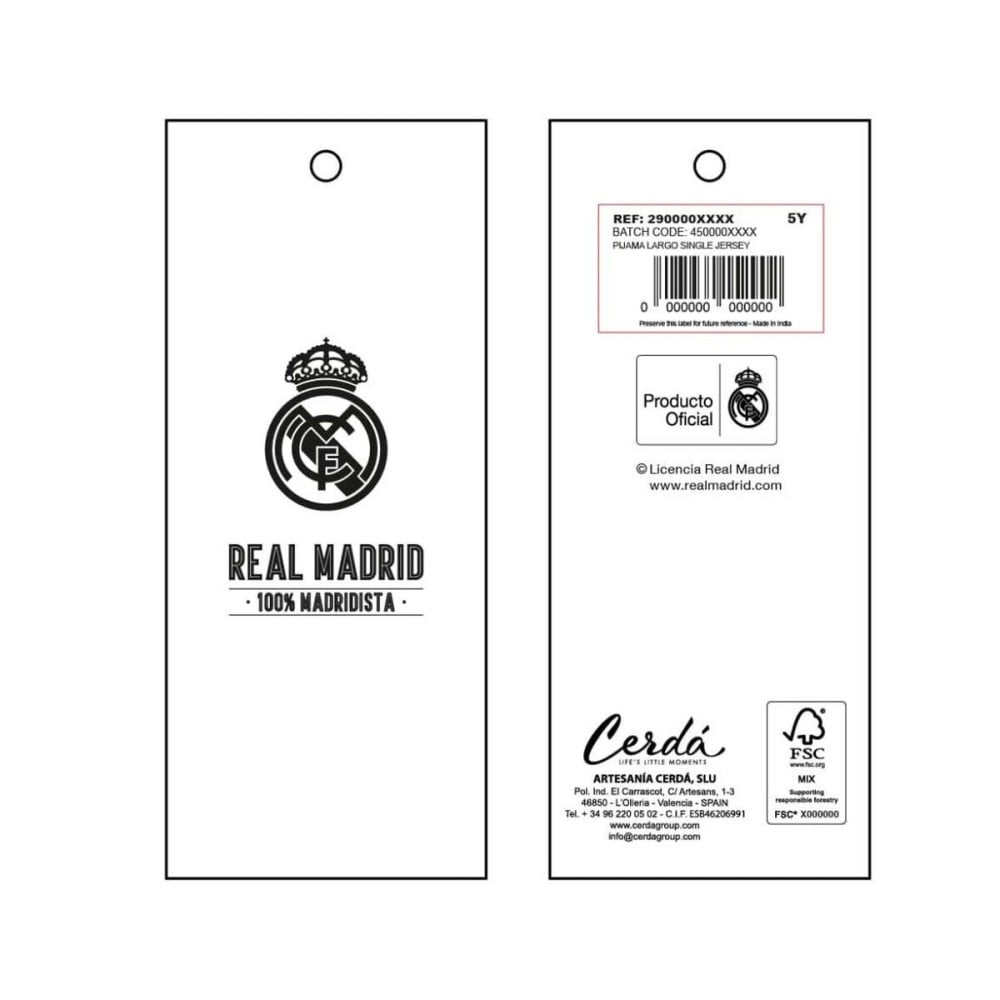 Pyjama Enfant Real Madrid C.F. Bleu