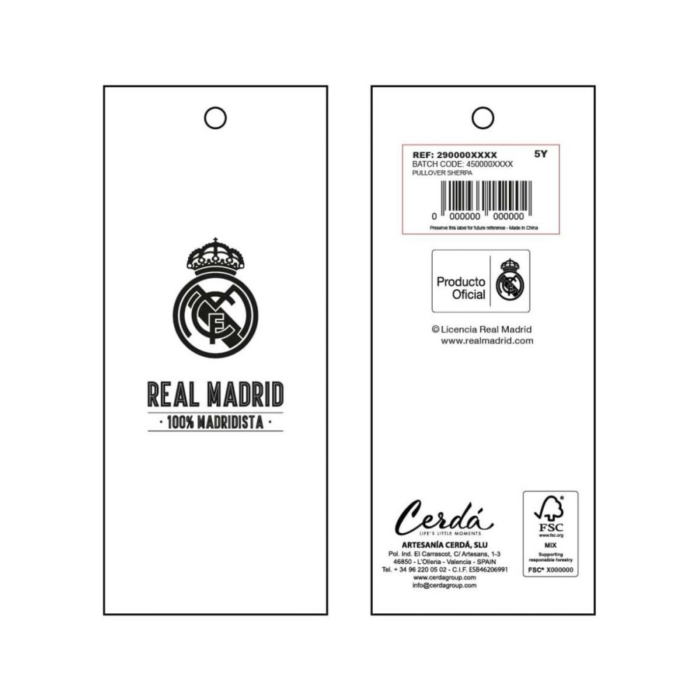 Pull unisex Real Madrid C.F. Bleu