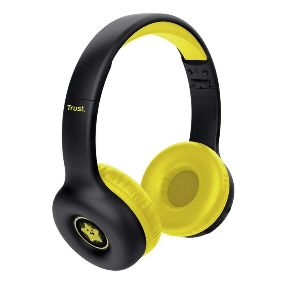 Oreillette Bluetooth Trust 25405 Jaune Noir