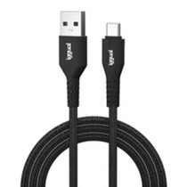 USB A zu USB-C-Kabel iggual IGG319888 Schwarz