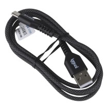 USB A zu USB-C-Kabel iggual IGG319888 Schwarz