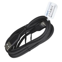 USB A to USB-C Cable iggual IGG320006 Black 1,8 m