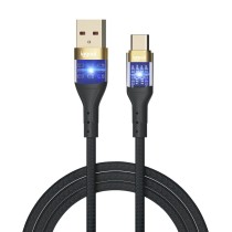 USB A zu USB-C-Kabel iggual IGG319994 Schwarz