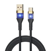 USB A zu USB-C-Kabel iggual IGG319994 Schwarz