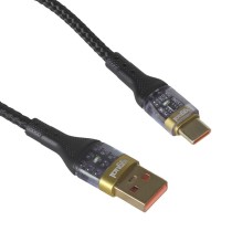 USB A zu USB-C-Kabel iggual IGG319994 Schwarz