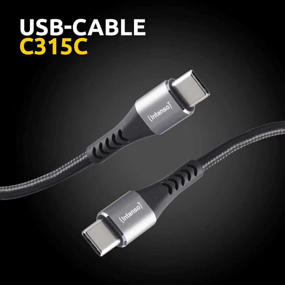 USB-C zu USB-C-Kabel INTENSO C315C Schwarz