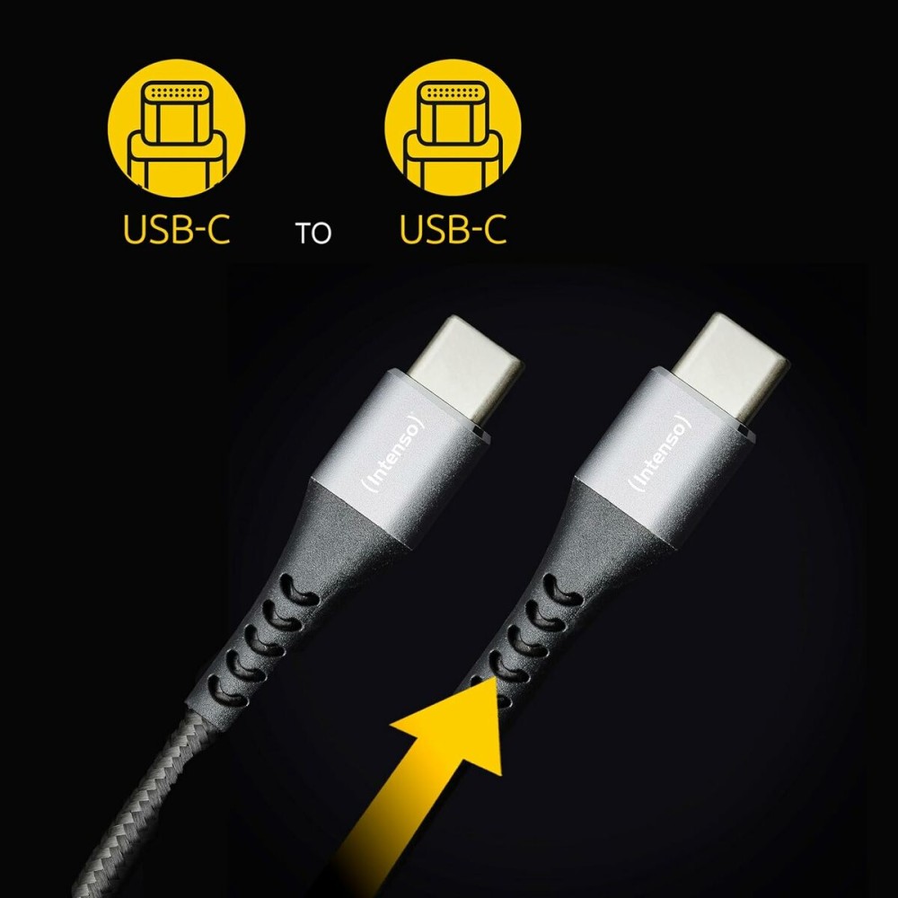 USB-C zu USB-C-Kabel INTENSO C315C Schwarz