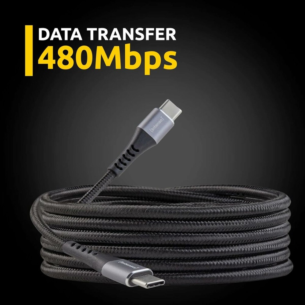 USB-C zu USB-C-Kabel INTENSO C315C Schwarz