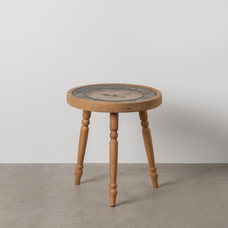 Table d'appoint Naturel Bois d'épicéa 50 x 50 x 52,5 cm