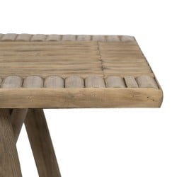 Table d'appoint Naturel Bambou 60 x 32 x 41 cm 42 x 21,5 x 32 cm 2 Pièces (2 Unités)