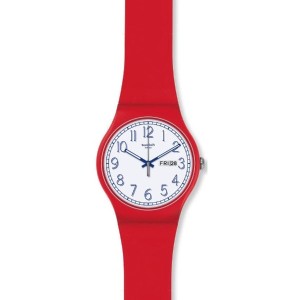 Montre Unisexe Swatch RED ME UP (Ø 41 mm)