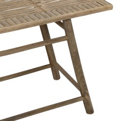 Side table Natural Bamboo 60 x 32 x 41 cm 42 x 21,5 x 32 cm 2 Pieces (2 Units)