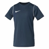 Child's Short Sleeve T-Shirt Nike DRI FIT PARK20 TOP BV6905 451 Navy Blue