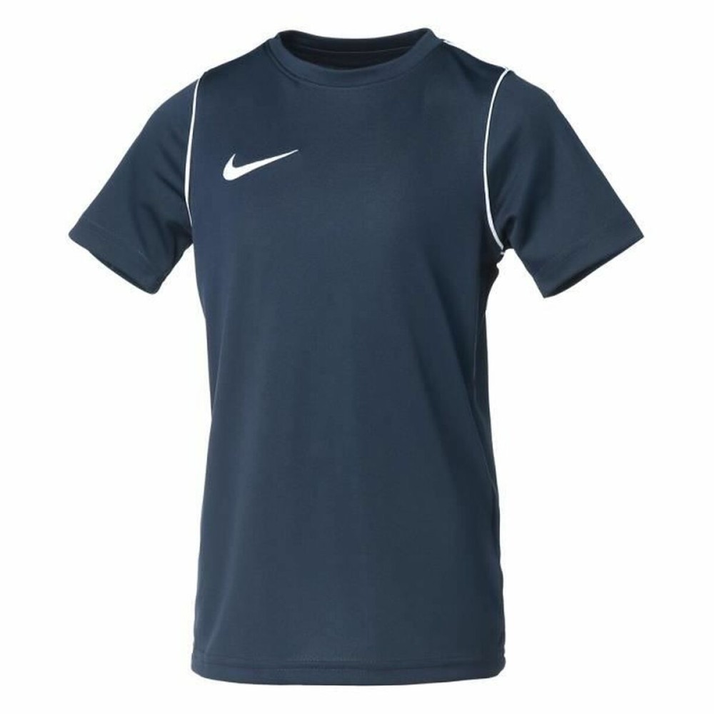 Child's Short Sleeve T-Shirt Nike DRI FIT PARK20 TOP BV6905 451 Navy Blue