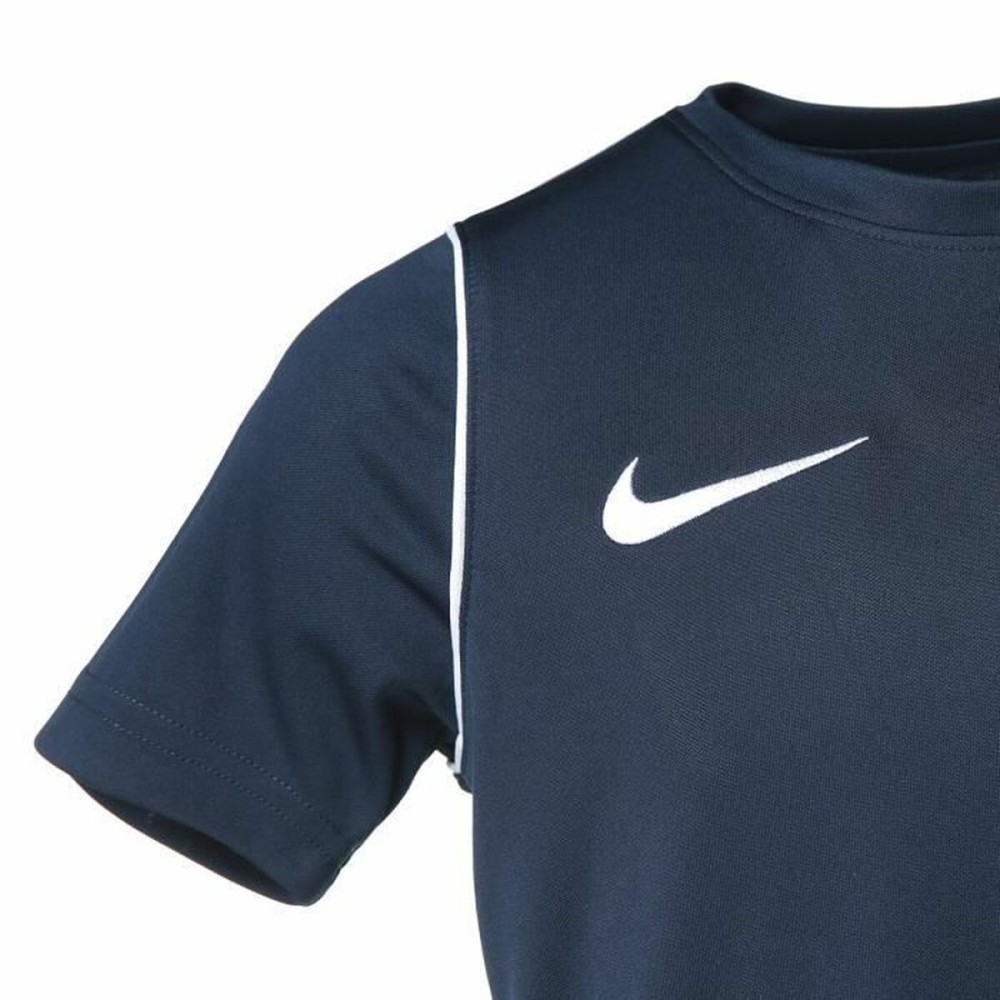Child's Short Sleeve T-Shirt Nike DRI FIT PARK20 TOP BV6905 451 Navy Blue