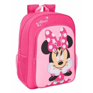 Schulrucksack Minnie Mouse Rosa 33 x 42 x 14 cm
