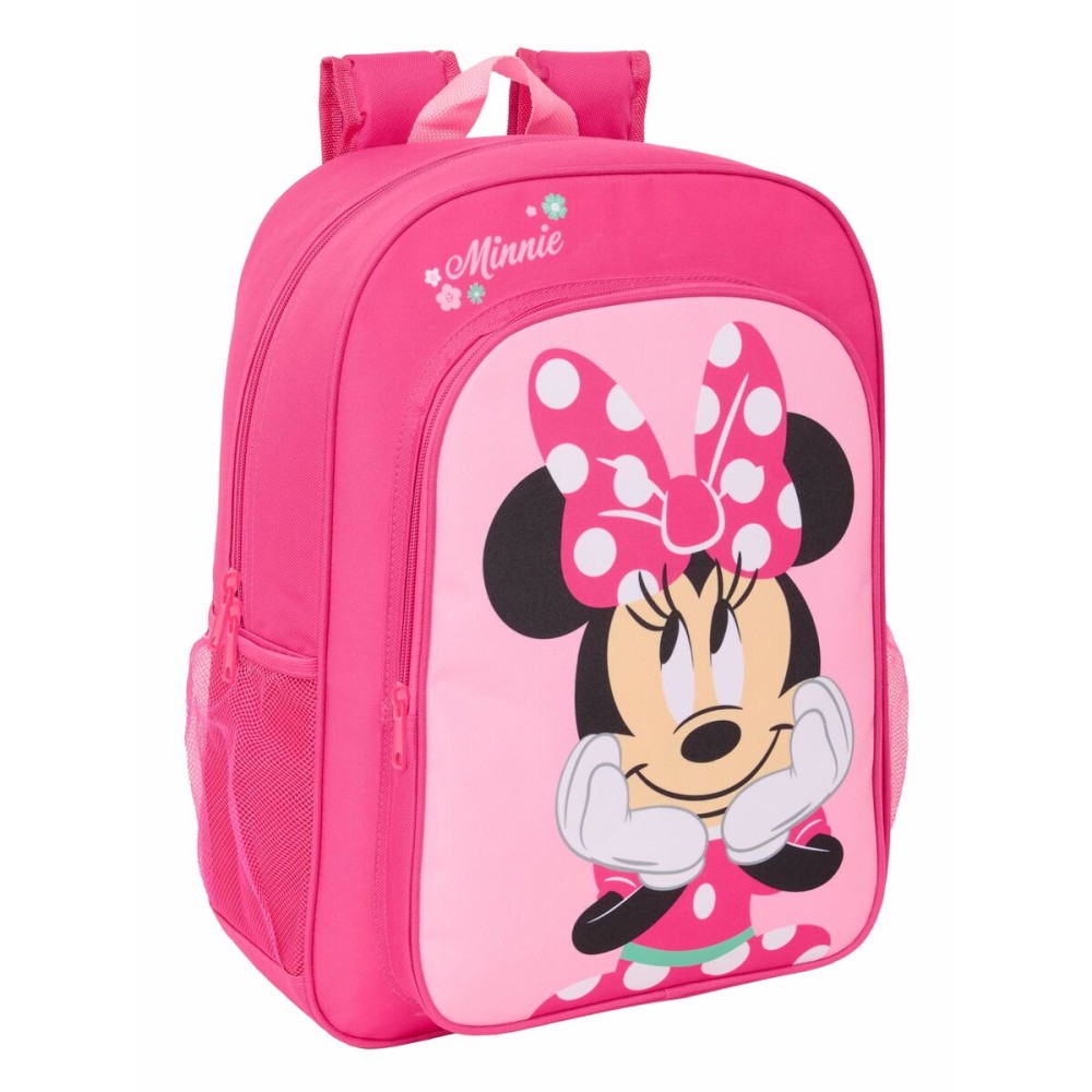School Bag Minnie Mouse Pink 33 x 42 x 14 cm