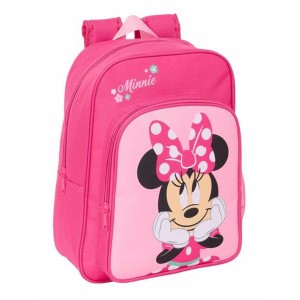 Schulrucksack Minnie Mouse Blau Rosa 26 x 34 x 11 cm