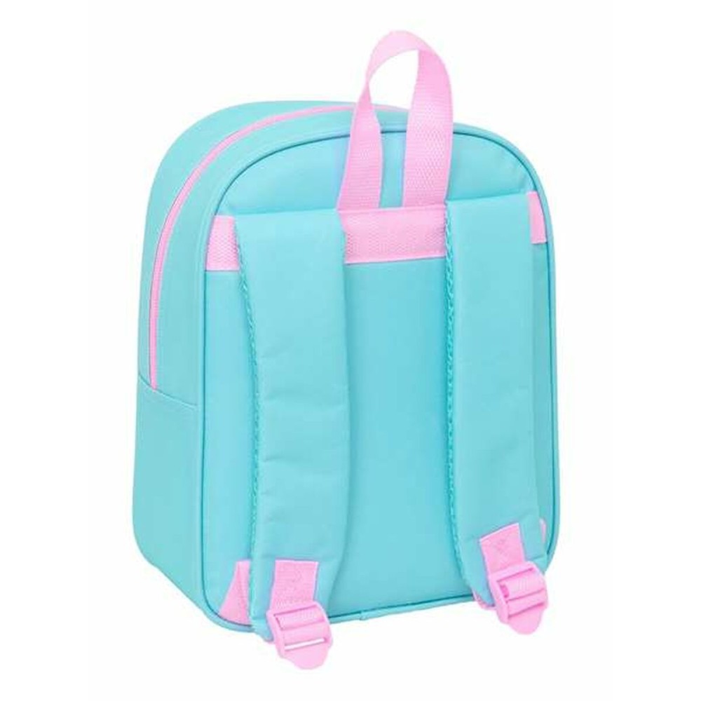 School Bag Gabby's Dollhouse Blue Pink 22 x 27 x 10 cm