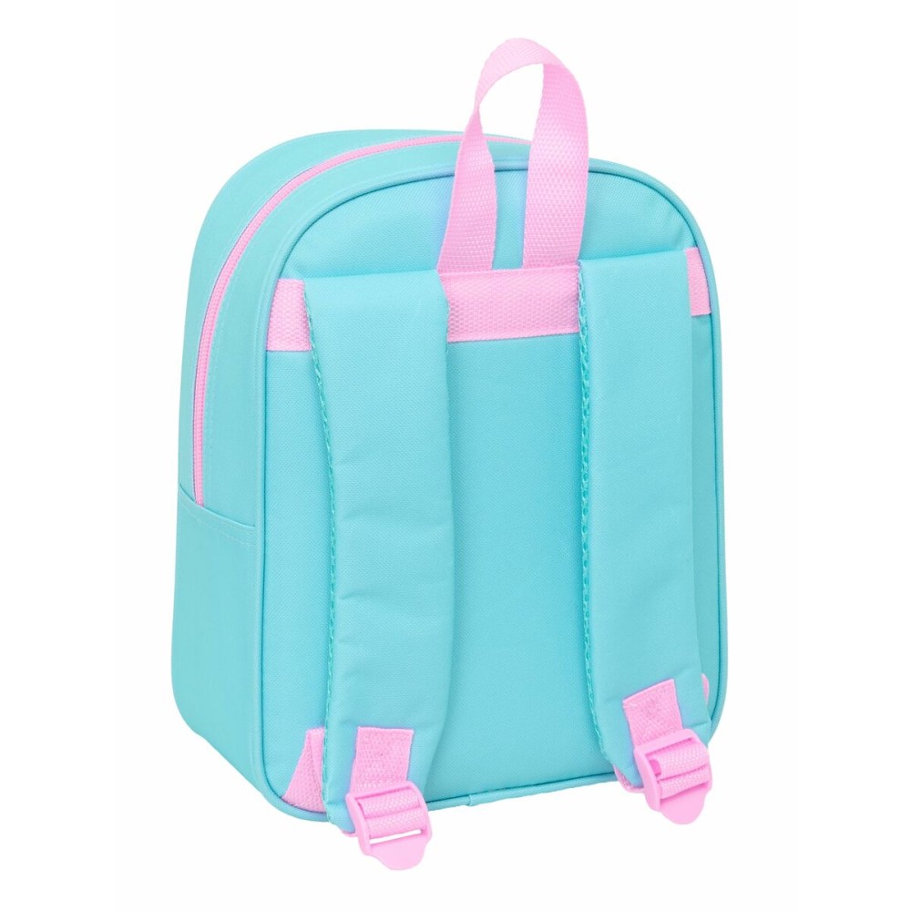 School Bag Gabby's Dollhouse Blue Pink 22 x 27 x 10 cm