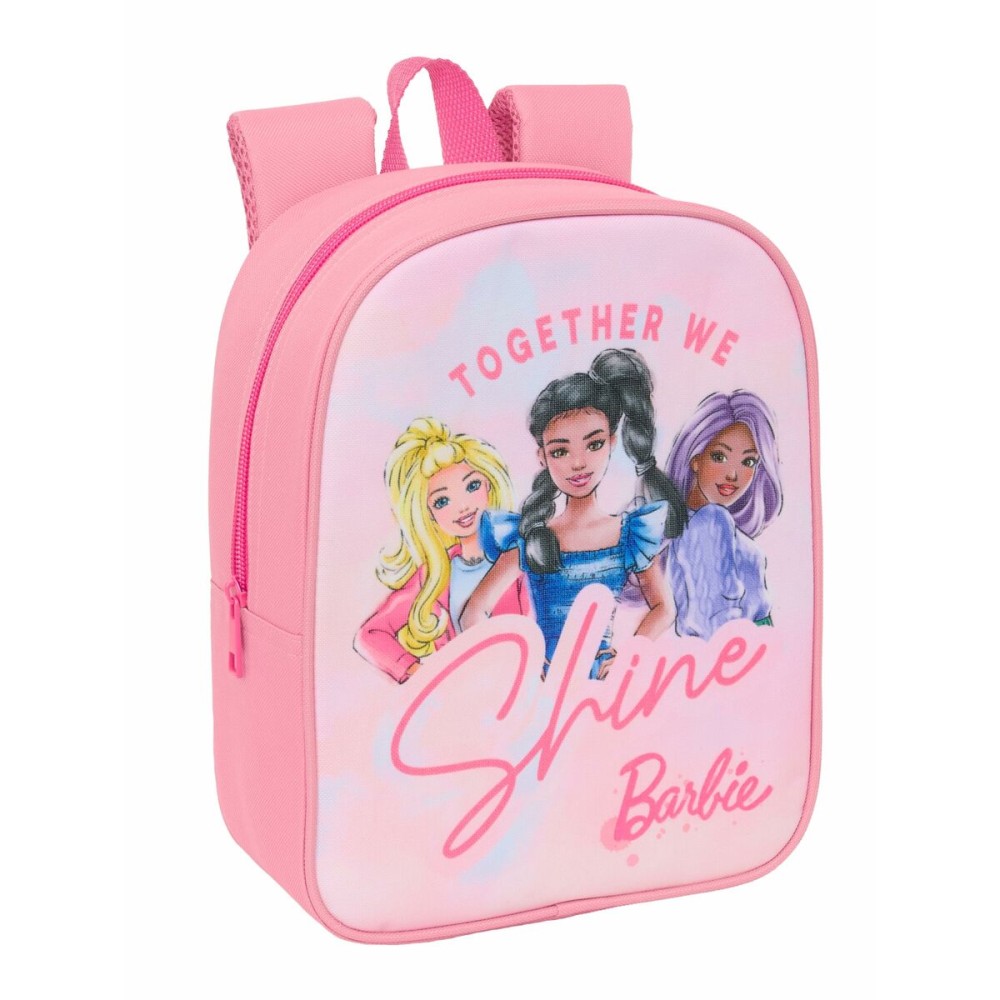School Bag Barbie Pink 22 x 27 x 10 cm