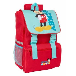 Schulrucksack Mickey Mouse Blau Rot 18,5 x 41 x 15 cm