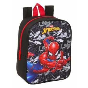 Schulrucksack Spider-Man Schwarz Rot 22 x 27 x 10 cm