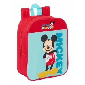 School Bag Mickey Mouse Blue Red 22 x 27 x 10 cm