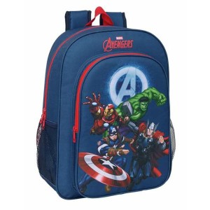 Schulrucksack The Avengers Marineblau 33 x 42 x 14 cm